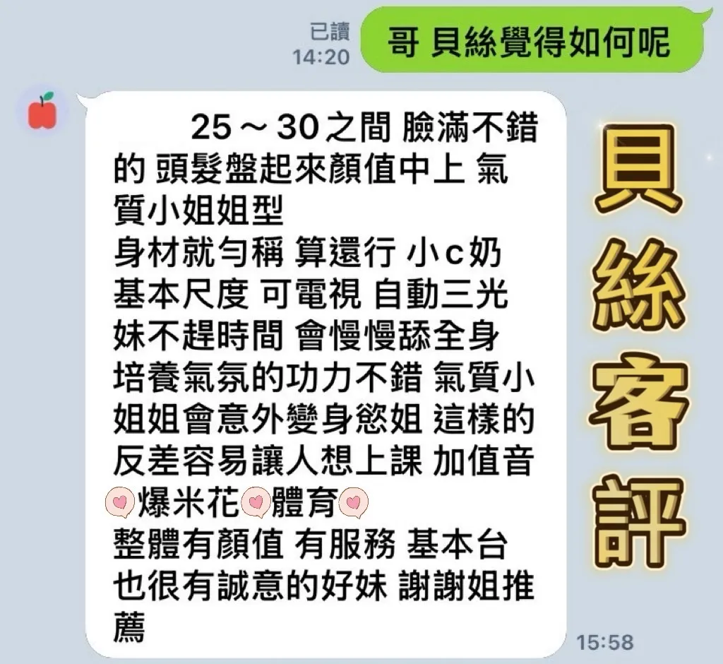 貝絲 評論照片 1